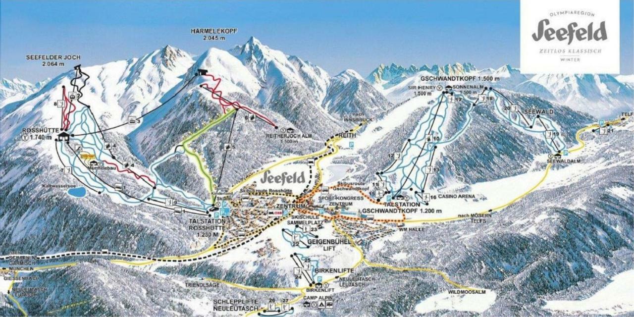 Appartmenthaus Birkenwald Seefeld in Tirol Bagian luar foto